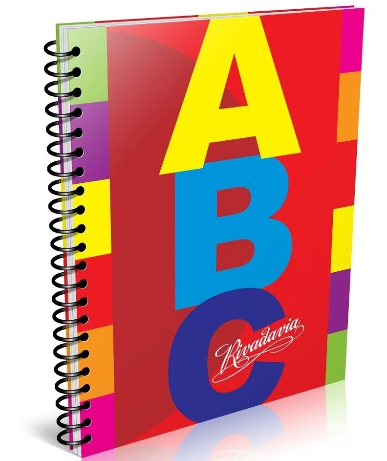 CUADERNO ABC CON ESPIRAL TAPA DURA 21 X 27 X 60 HJS GRANDE